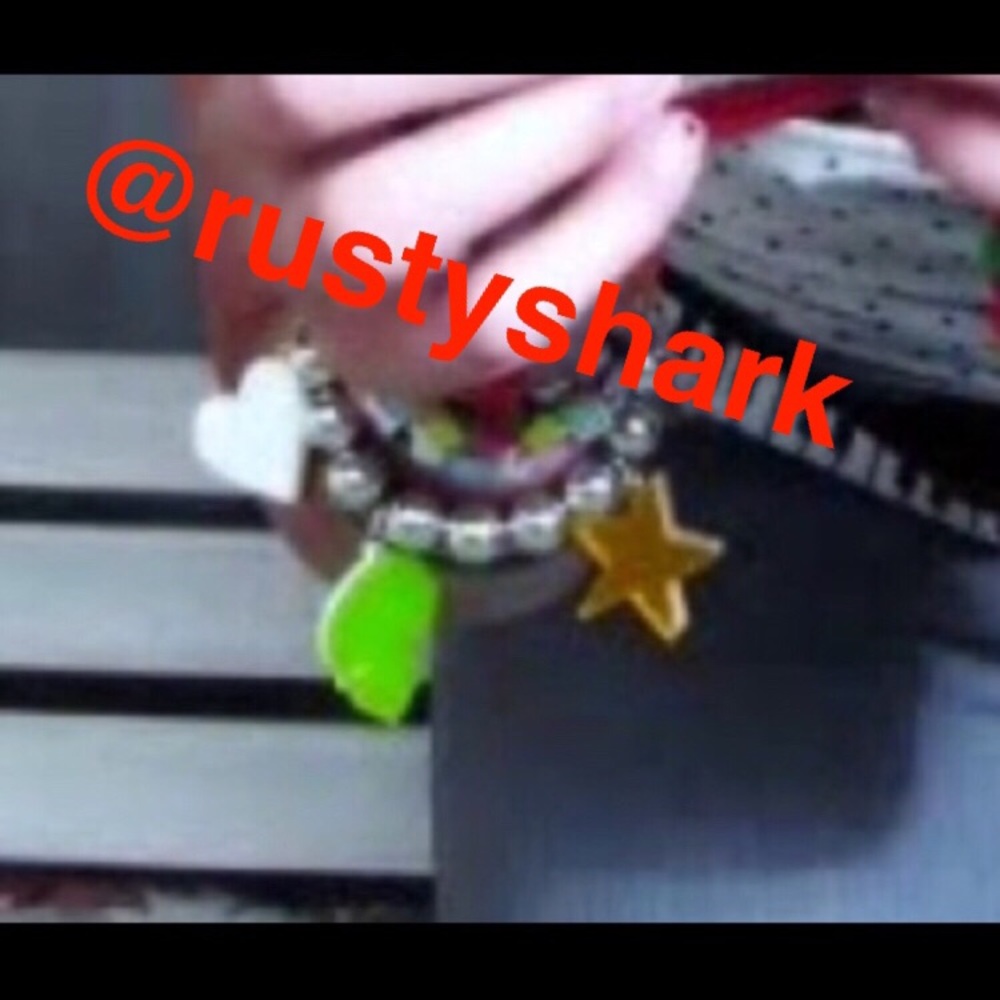 ISO Loungefly Hot Topic glitter charm bracelet - Picture 3 of 8